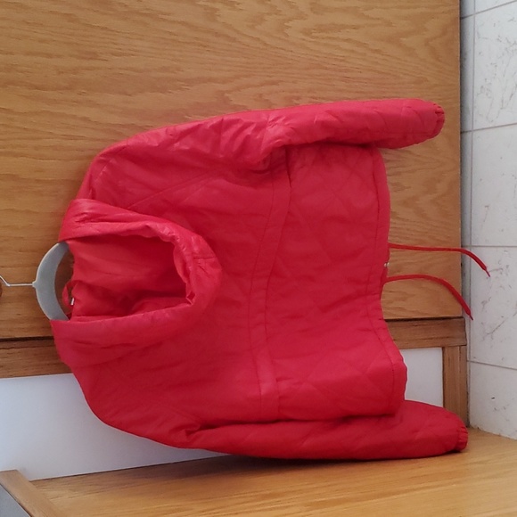 H & M Red Quilted Jacket - Picture 2 of 5